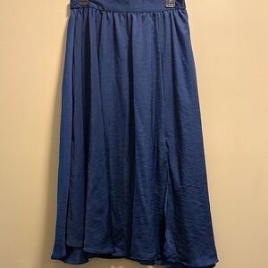 Old Navy Navy Blue Midi Skirt